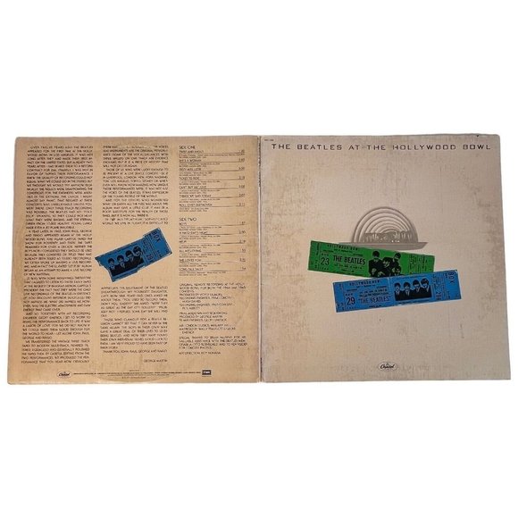 The BEATLES At The Hollywood Bowl Vinyl LP Record Album 1977  Tested SMAS 11638 - Picture 9 of 9